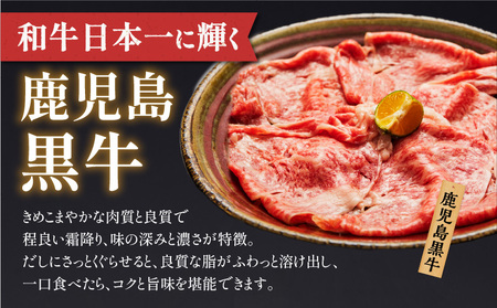 【5営業日以内に発送】 黒宝豚 ＆ 黒牛 の どん薩摩の黄金だし しゃぶしゃぶ セット 計600g K227-004_01 肉 豚肉 冷凍 スピード配送 最短 すぐ届く お急ぎ