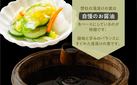 【5営業日以内に発送】ヒシク 藤安醸造 浅漬けの素 つけやったもんせ 500ml×6本 セット K026-013 調味料 スピード配送 最短 すぐ届く お急ぎ