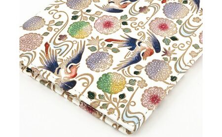 【文庫屋大関】パーソナルホルダー　花鳥【皮革工芸品】 民芸品 雑貨 日用品 ファイル 多用途 牛革 