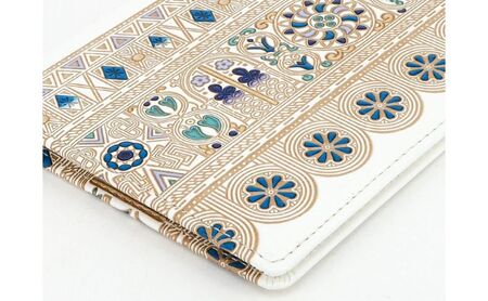 【文庫屋大関】パーソナルホルダー　アポロン＜ブルー＞【皮革工芸品】 民芸品 雑貨 日用品 文房具 革小物 牛革 ファイル ケース 