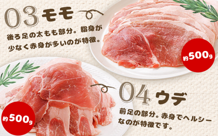 【★高評価レビュー獲得！】北海道中標津産 ミルキーポークおためしセット（計2.1kg） ロース  バラ  モモ  ウデ 豚肉 豚 肉 お肉 ポーク 冷凍 国産 お取り寄せ ふるさと納税 北海道 中標津町 中標津【1500201】