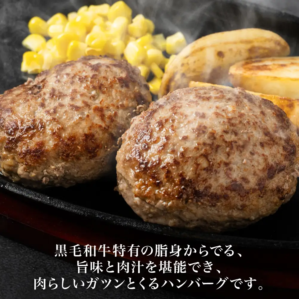 九州産 黒毛和牛ハンバーグ 960g (120g×8個)