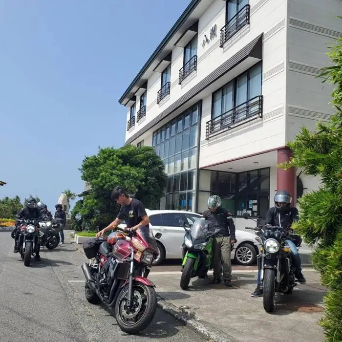 御前崎ガレージがあるバイクに優しい宿　1泊2食付き｜ライダー ツーリング 海の幸 静岡県 旅 旅館