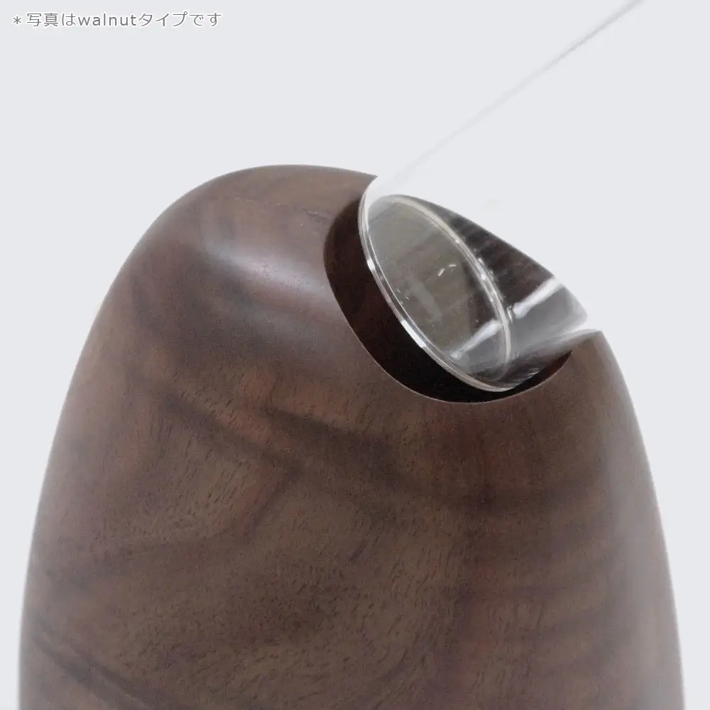 Mango vase - large　ash/SASAKI【旭川クラフト(木製品/一輪挿し)】マンゴーベース / ササキ_03260