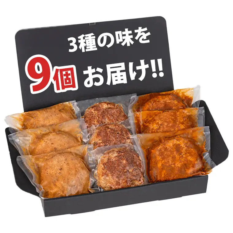 K2319 梅山豚のハンバーグ ３種セット
