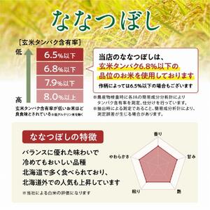 【令和7年産・真空パック・低農薬栽培】 あさひかわ産 ななつぼし玄米 2kg×3袋 | ななつぼし_03126