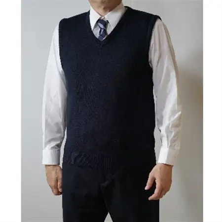 無地 メンズニット ベスト コン LL寸 15200_装飾品・工芸品 男性・メンズ 洋服 _【1219562】