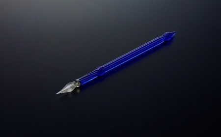 【ガラスペン】ミニひねり (カラー：コバルトブルー)_0162-013-T05-3