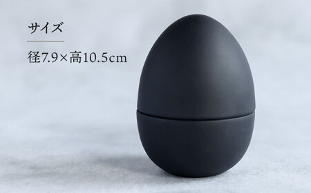 【美濃焼】 アロマディフューザー 誕生シリーズ 「卵-ひつじ」 BLACK 【丸健製陶】 コードレス 水なし[TAY039]