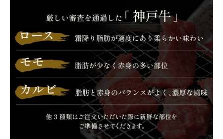 【神戸牛 6種の希少部位焼肉食べ比べ 500g 冷凍】箱入り ギフト 和牛 牛肉 ステーキ しゃぶしゃぶ すき焼き 焼肉 大人気 ふるさと納税 キャンプ バーベキュー 年末年始 お盆 パーティー ボックス ごちそう 但馬牛 但馬 神戸  村岡 和牛セレブ 30000円 58-10