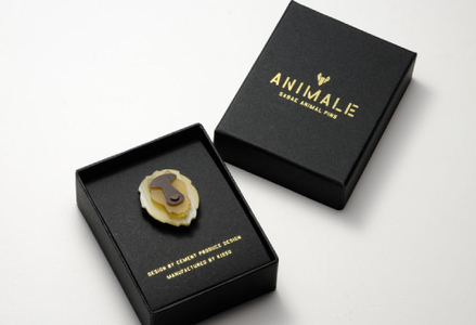 めがね素材で作る『ANIMALE（アニマーレ）Sabae アニマルピンズ』 ライオン 