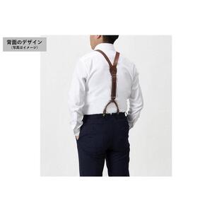 102010-4 栃木レザー牛革サスペンダーブラック