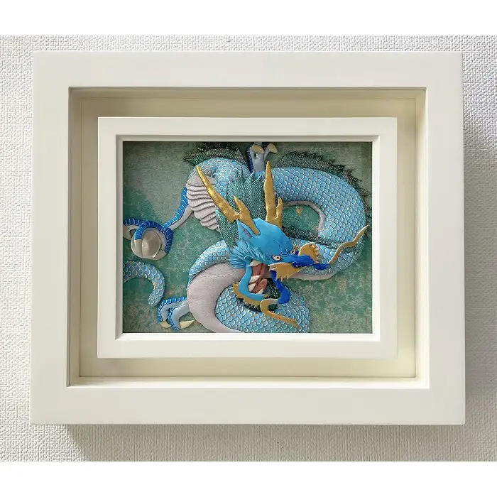 【雲龍風虎堂】押絵『水龍』（小） No.200