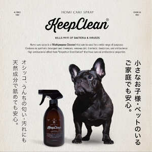 KeepCleanホームケアスプレー（抗菌）500ml×3個　	0102-002-S05
