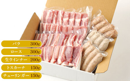 熊本県産 モンヴェールポーク 2種&ソーセージ3種入り バーベキューセット
