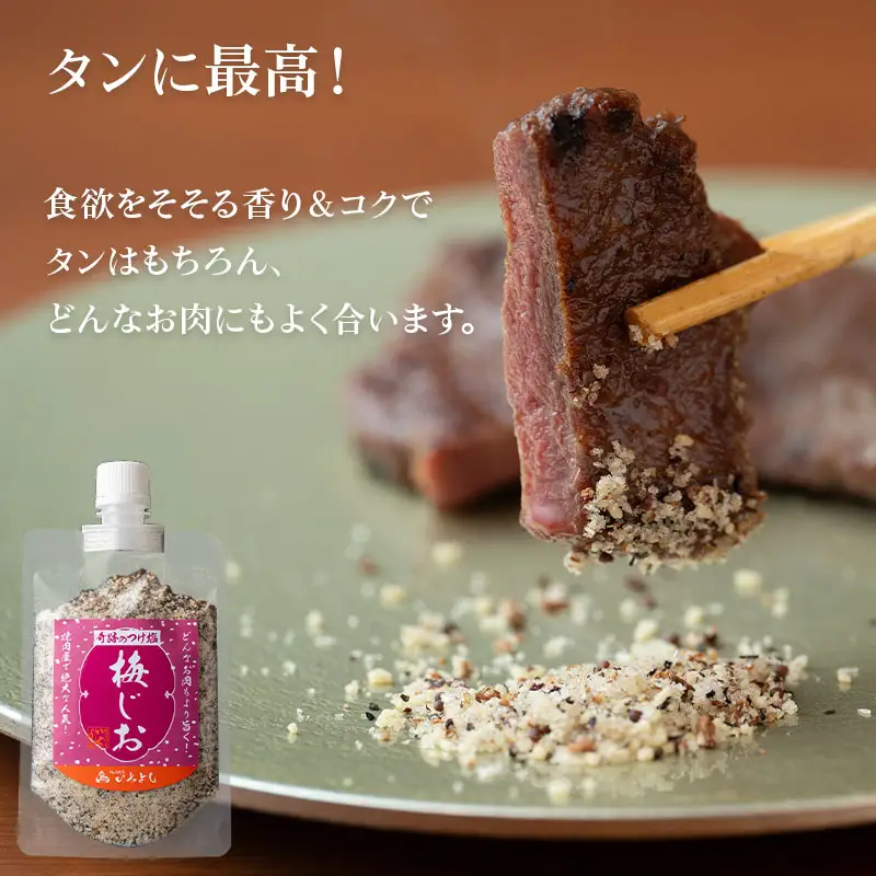 焼き肉専門店 梅じお レモン塩 スパイスセット 90g×合計4袋 お試し