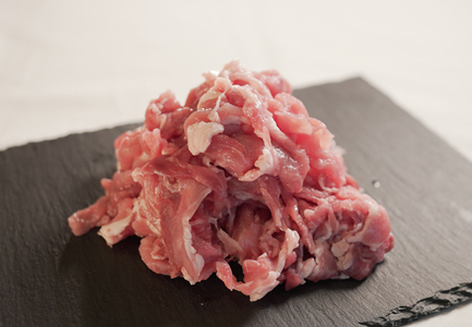 【定期便】高知県大月町産 力豚細切れ 月2回 6パック × 6カ月