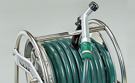 ステンノホースリール　SSD-20 日用品 散水用品 