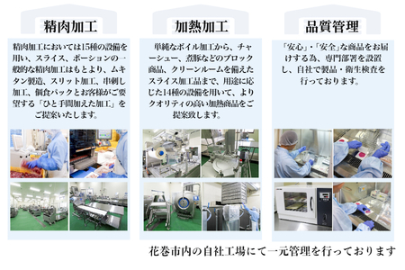 豚バラチャーシュースライス 1kg（500g×2パック）　【1804】
