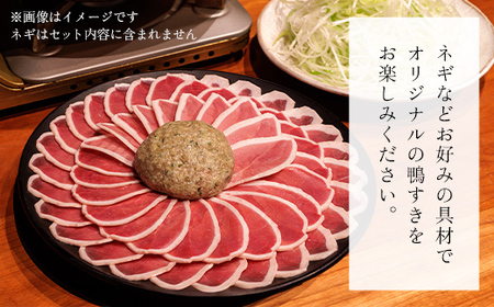 福知山名物 鴨すき 鴨肉と鴨団子セット (6人前) ふるさと納税 福知山市 鳥名子 とりなご 鴨鍋 鴨 かも かもなべ 鍋 鍋セット 人気 おすすめ 絶品 特製 お祝い ギフトプレゼント 贈答品 贈り物 すき焼き 鍋の季節 ご褒美 【fc-ZJ002-F】【鳥名子】