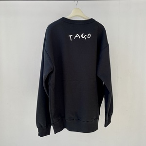 TAGO SWEATSHIRT【Lサイズ／BLACK】 [h125]