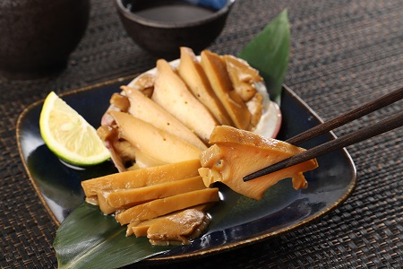 あわびの煮貝　「粋〆　完熟煮貝　山都三昧」80g以上 3個入り