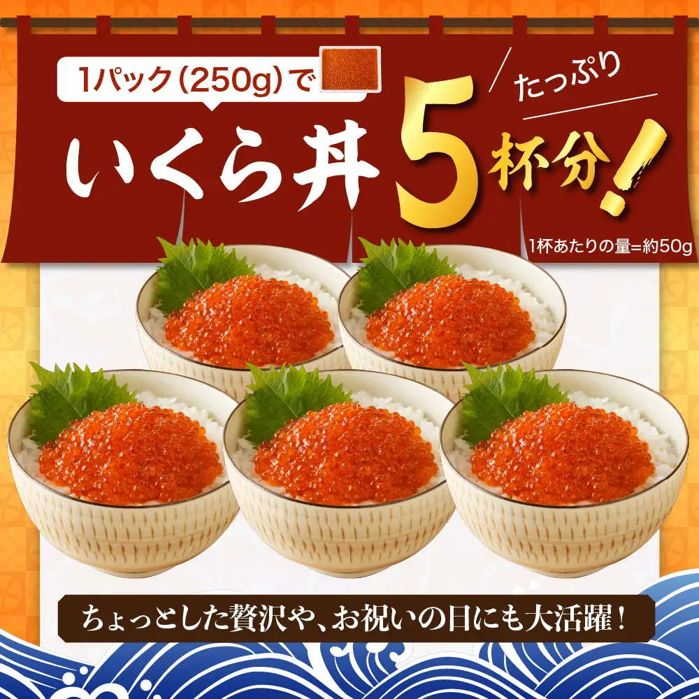 鱒イクラ 醤油漬 250g×2箱