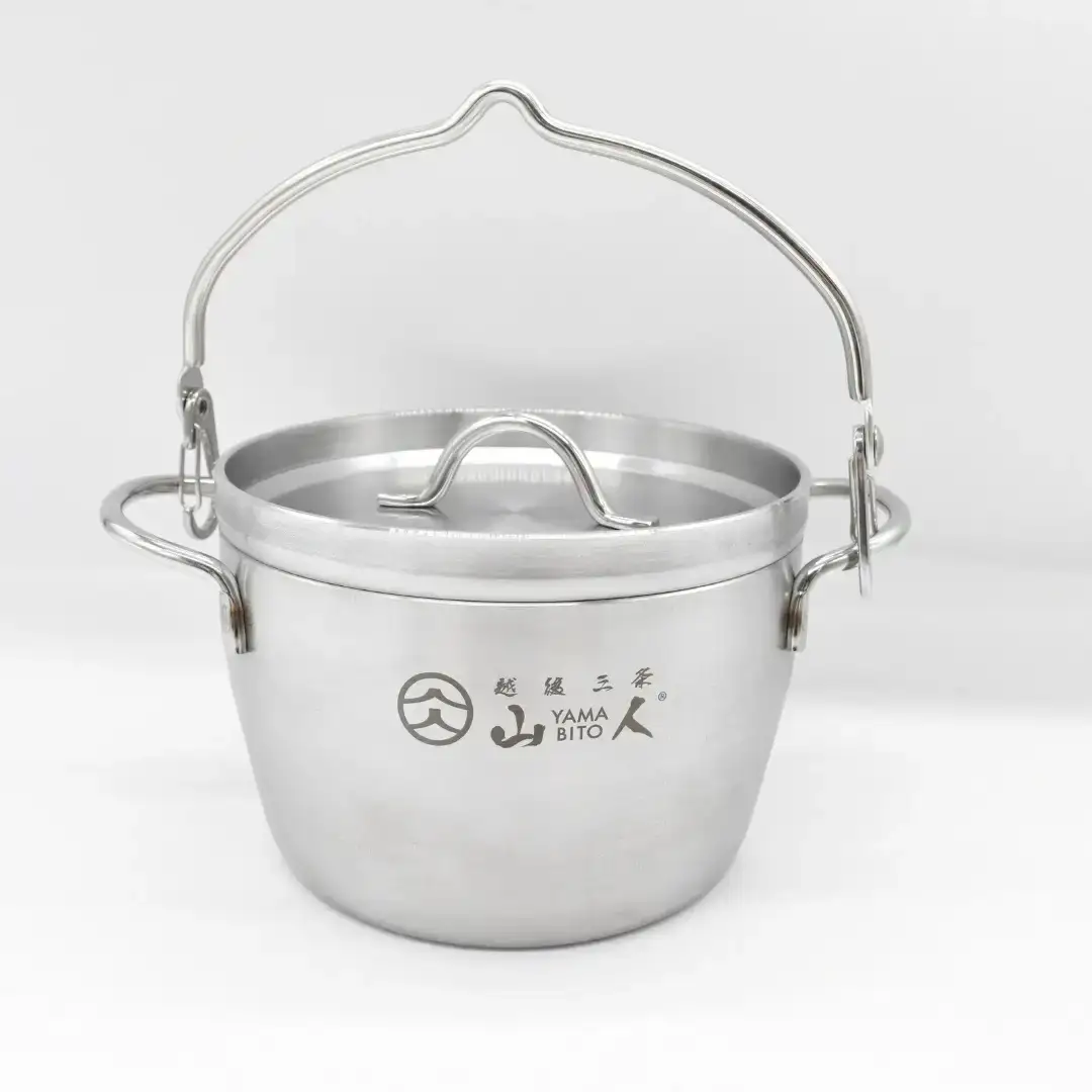 [山人] ダッチオーブン15cm（6インチ） IH対応 オーブン使用可 アウトドア用品 キャンプ用品 【055S008】