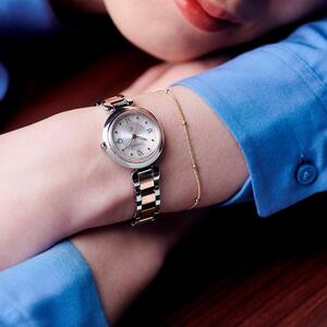 【CITIZEN】 クロスシー ES9465-50W 腕時計 レディース 光発電 エコ・ドライブ 防水 スーパーチタニウム 球面サファイアガラス 無反射コーティング ワールドタイム機能 サマータイム機能 耐ニッケルアレルギー メーカー保証 新潟県 妙高市