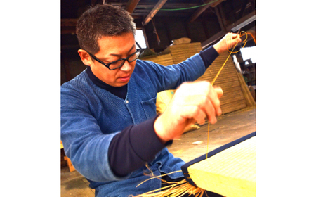 畳製作技能、日本一!加美町の畳職人が作る畳和雑貨/ランチョンマット(P花柄)と畳コースターのセット [佐々木畳工業 宮城県 加美町 44581403]ランチョンマット コースター い草 手作り 44581403
