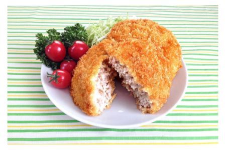 お肉屋さんのお惣菜 おだしまポーク使用 ジューシーメンチカツ 80g×6個 [関精肉畜産 宮城県 加美町 44581342]豚肉 豚 ブランド豚 メンチカツ お惣菜 おかず おつまみ 44581342