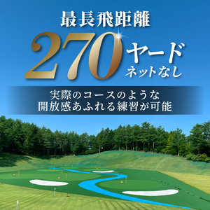 鐘山ゴルフセンター練習球券（500球券）