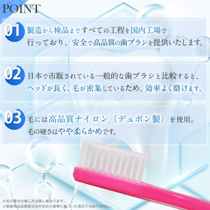 A322 MS-PRO歯ブラシ 12本【歯ブラシ はぶらし MS-PRO セット 柔らかめ やわらかめ ヘッドが長め 口腔清掃 日本製 大阪府 八尾】