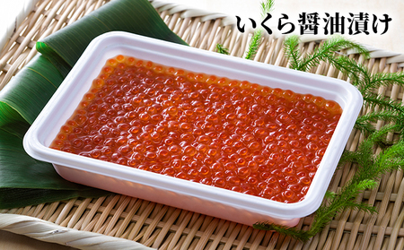 北隆丸 新巻めじか鮭〈姿〉約1.6kg・いくら醤油漬け200gセット オホーツク枝幸産【 いくら イクラ 鮭 サーモン 鮭卵 魚卵 魚貝 魚介 加工食品 北海道 オホーツク 枝幸 】