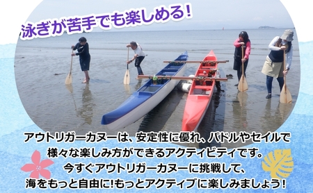 【 ふるさと納税 】Pono Outdoor Sport Labo SUP アウトリガーカヌー 半日体験チケット マリンスポーツ 海 初心者歓迎 サップ SUP カヌー ドッグサップ 犬 親子 神奈川県 逗子市