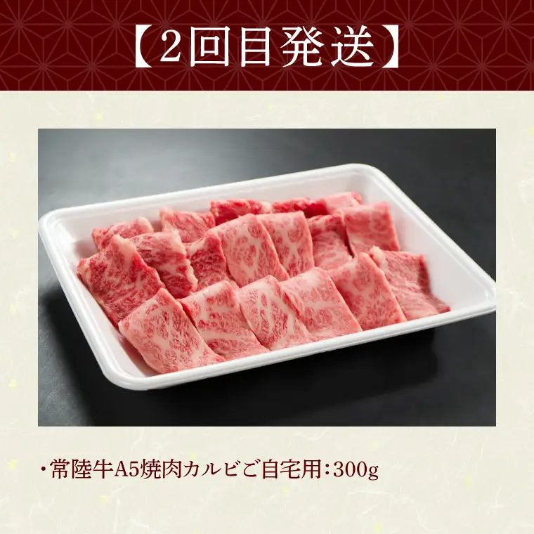 3ヶ月 定期便 常陸牛 Bコース 肉のイイジマ(DU-104)