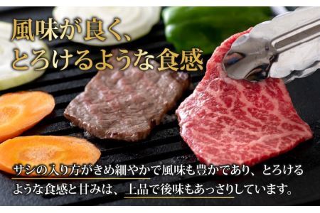 【福井のブランド牛肉】若狭牛 モモ肉 焼肉用 270g×1パック [A-058002]
