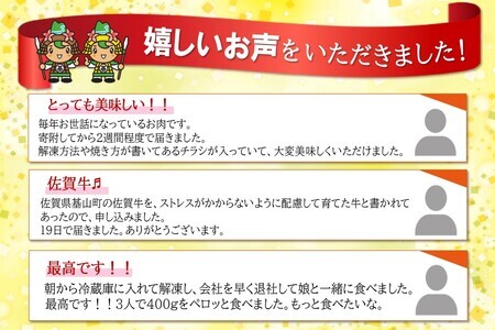 佐賀牛 サーロインステーキ 200g×2枚 K030101