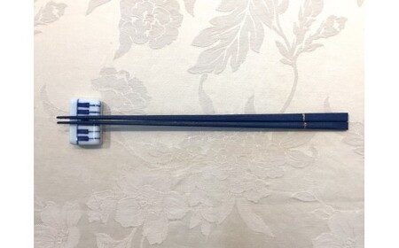 弾いてみたくなる♪ハーモニー鍵盤箸置(2個入り) しん窯・青花 A10-100
