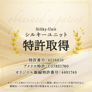 シルキーユニット　U3 / シルキーユニット ノイズフィルター カーグッズ カー用品 / 諫早市 / オーディオ・ラボ有限会社 [AHDF003] 