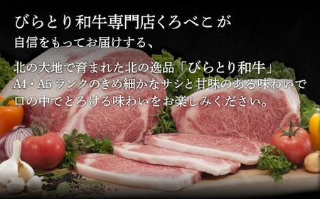 【A4/A5ランク黒毛和牛】びらとり和牛サーロインステーキ200ｇ3枚オリジナルソース付 BRTB002