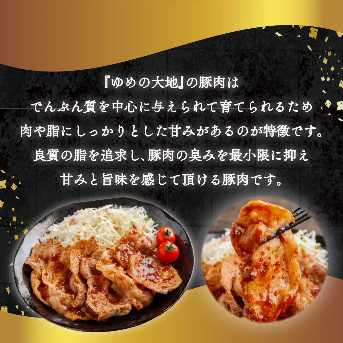 【平取町産四元豚】ゆめの大地豚ローススライス200g×15パック計３ｋｇ BRTD001