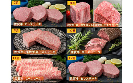 佐賀牛毎月お届け便　50万円ｺｰｽ 999-J906