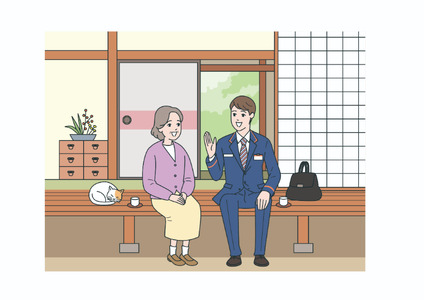 【 郵便局 】みまもり 訪問 サービス (6か月) [日本郵便 埼玉県 小川町 231]