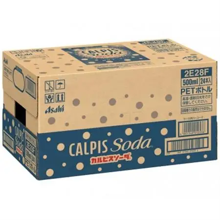 【2ヵ月毎定期便】『カルピスソーダ』PET500ml　24本　隔月全6回_飲料・ドリンク 炭酸飲料 ジュース   定期便 定期便  _【4011135】