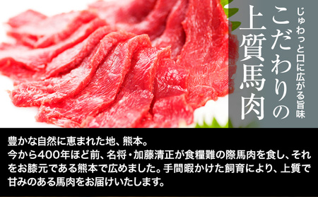 馬刺し1kg 赤身馬刺し900g＋霜降り馬刺し100g【純国産熊本肥育】 たっぷりタレ(5ml×10袋) 付き 桜肉 生食 冷凍《30日以内に出荷予定(土日祝除く)》送料無料 訳あり