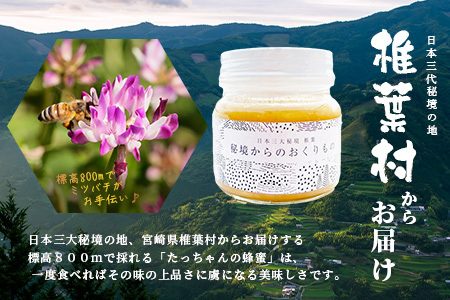 【無添加 非加熱】標高800m たっちゃんのこだわり蜂蜜【250g×3本】送料無料 宮崎県 椎葉村 秘境 蜂蜜 はちみつ ハチミツ みつばち ミツバチ 伝統的 養蜂 国産 天然 百花蜜 巣箱 数量限定 季節 希少 防災 備蓄 250g 500g 750g【TN-03】