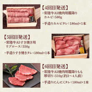 12ヶ月 定期便 肉 常陸牛 Cコース 肉のイイジマ（DU-113）