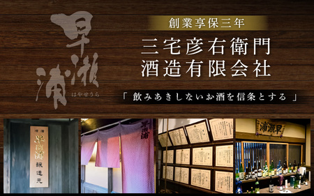 早瀬浦 純米吟醸 さかほまれ 1800ml × 1本 【入手困難 日本酒 就職祝い 転職祝い ハレの日 ギフト プレゼント お祝い お返し お礼 お中元 お歳暮 父の日 敬老の日 】[m06-a015]