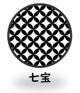 SE0244　天然黒御影石 スクエアプレート　1枚　【和柄彫刻（七宝）】